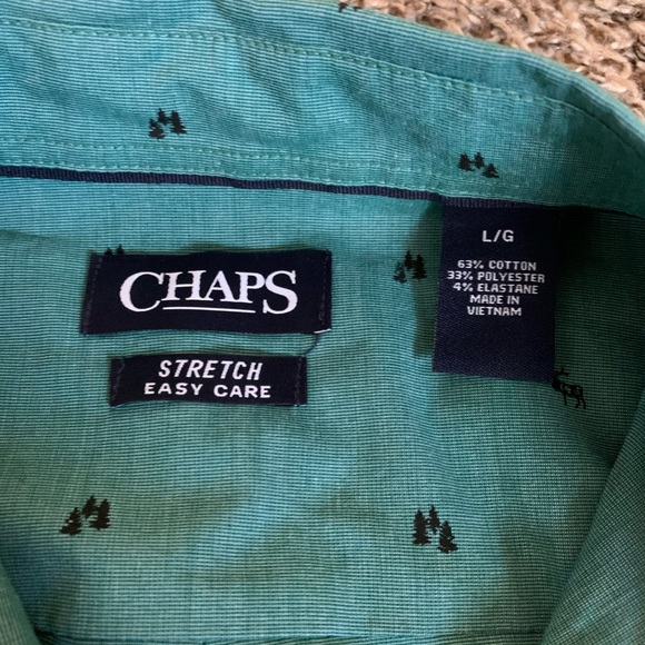 Chaps Long Sleeve Button Down Shirt - Picture 2 of 3